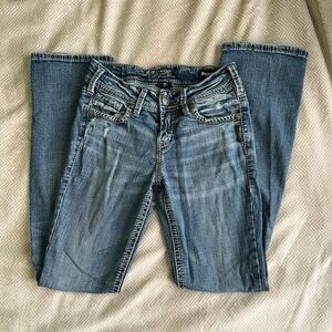 🍁Silver Boot Cut Jeans🍁